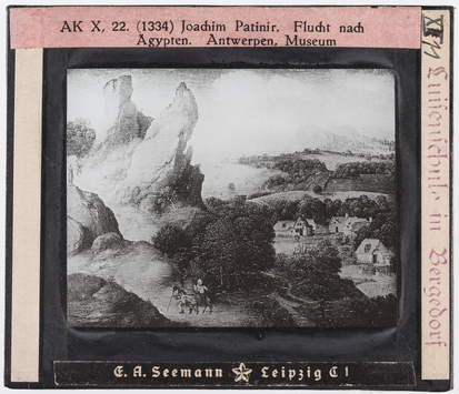 Vorschaubild Joachim Patinir: Flucht nach Ägypten. Antwerpen, Museum (Reihe AK x, 22, Nr. 1334) 